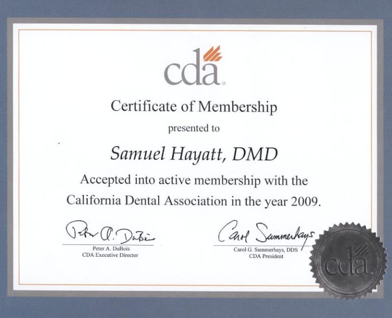 California Dental Association Membership
